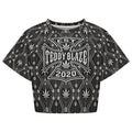 Shop the DaCruzChek Sorona Crop Tee with a relaxed boxy fit, stretch fabric, all-over DaChek and an oversized DaCruz graphic