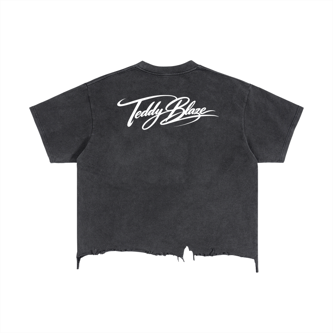 Anansi Vintage Wash Distressed Hem Tee