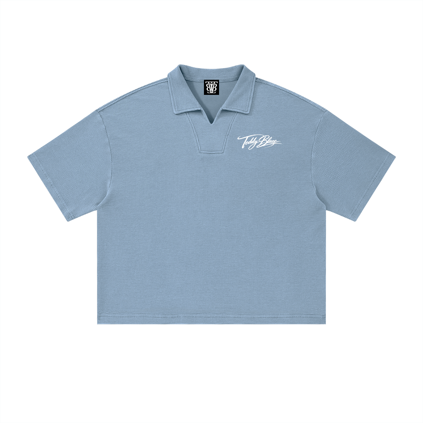 “The Lakecrest Signature” Unisex Waffle Resort Polo