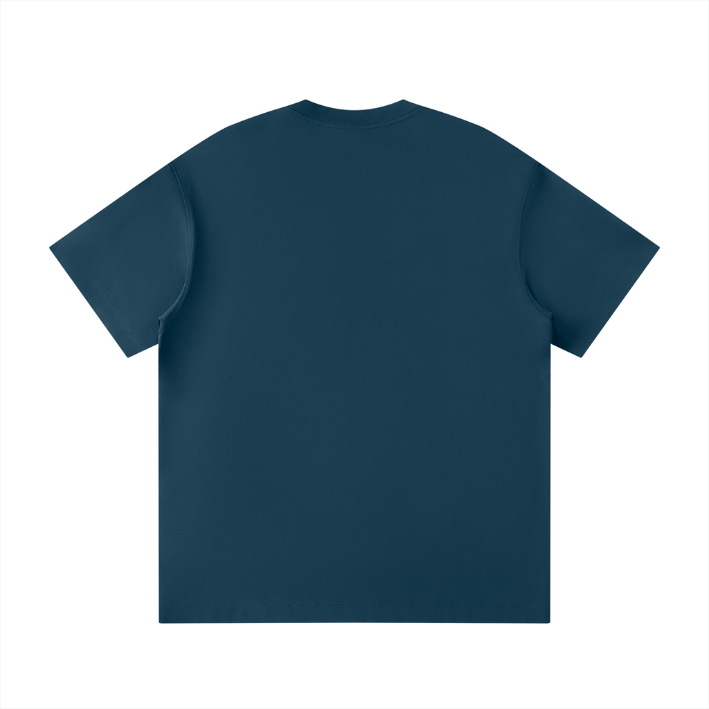 Teddy Blaze Blue Label Chukka Bear Rider Graphic Oversized Unisex T-Shirt