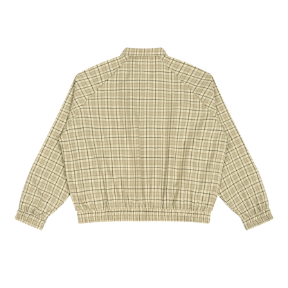 81C Plaid Zip Up Track Jacket | TB Shift