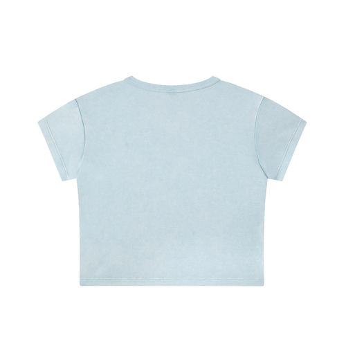Boss Bear Snow Washed Crop Top
