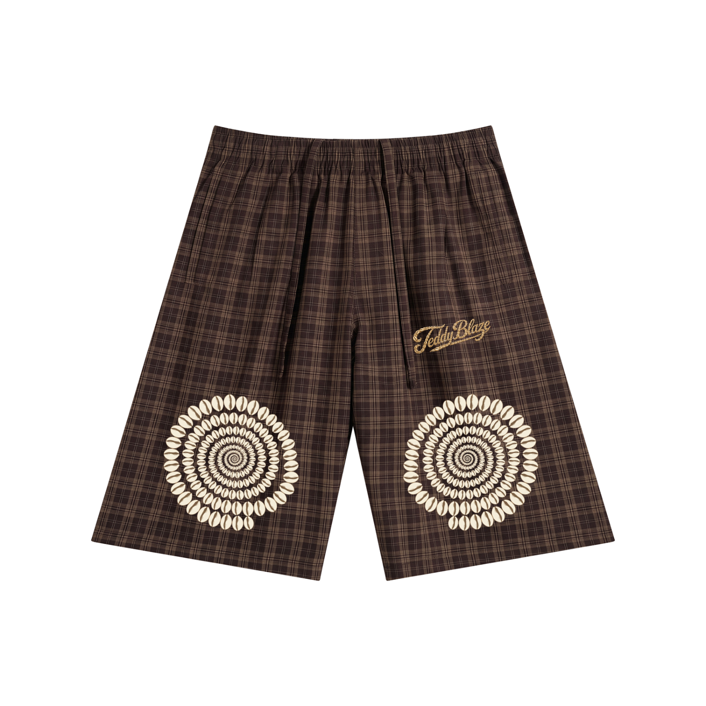 Uba Plaid Wide Leg Shorts | AFRODEMIA
