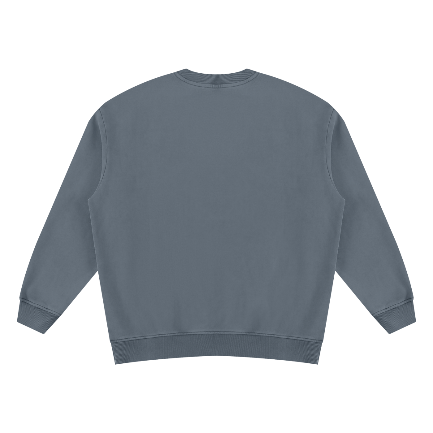 Shop the Bearfather of Vegas Vintage Wash Fleece Jumper by Teddy Blaze. 355 GSM slate gray crewneck sweatshirt featuring brand personification The Bearfather from The Mature Mocha Collection.