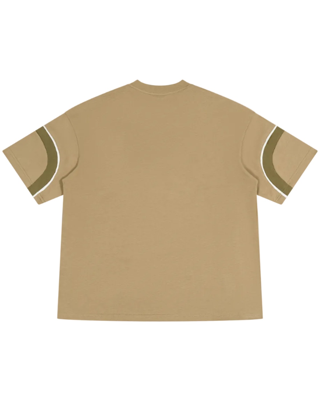Shop the Iron + Ivy Signature Sapeur Blaze Paneled V-Neck Cotton Tee by Teddy Blaze. Breathable 230 GSM khaki paneled cotton t-shirt featuring a dapper Sapeur bear graphic.