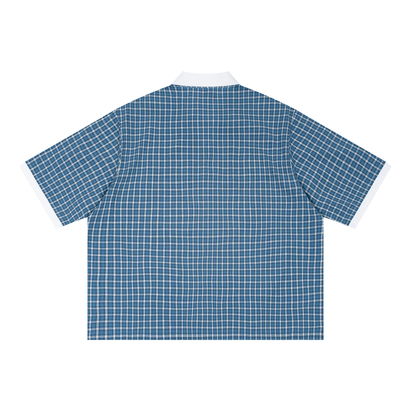 Kanji Plaid Boxy Golf Shirt | TBX