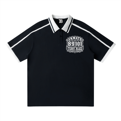 LAS VEGAS LOCK UP COLOR BLOCK CONTRAST PIPING GOLF SHIRT