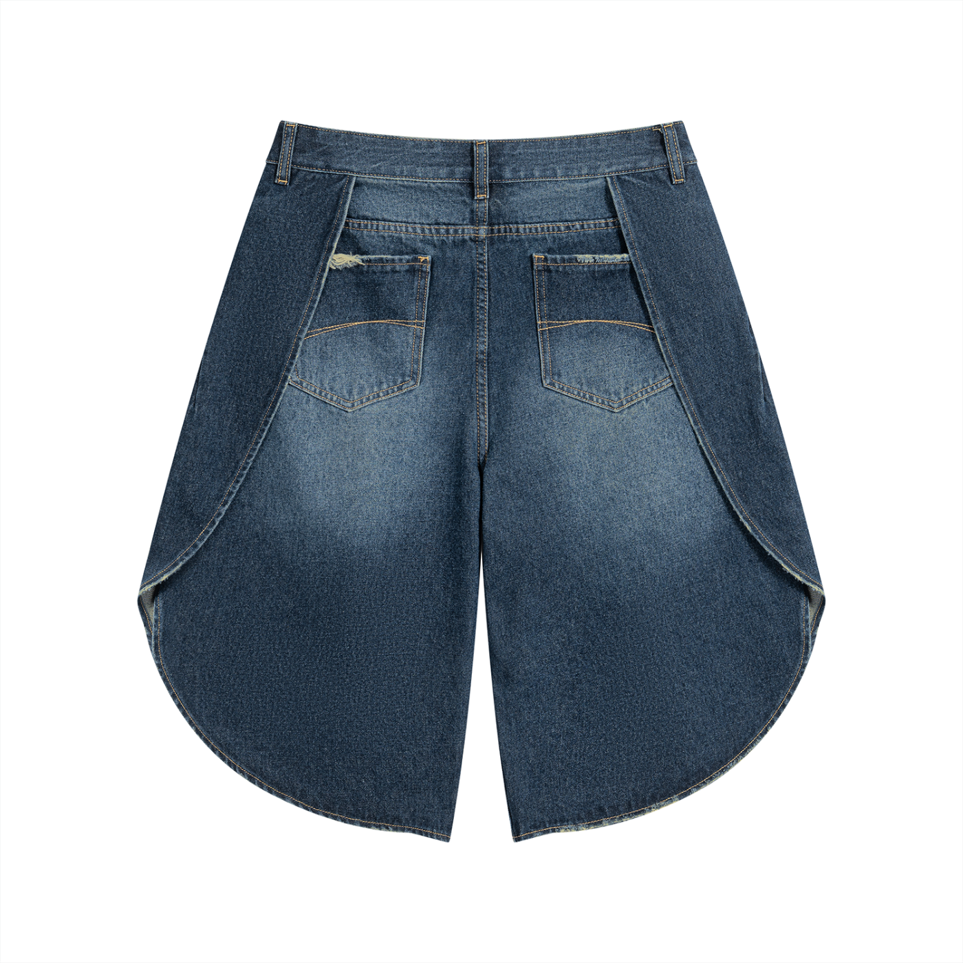 81C Wide Leg Denim Shorts | Teddy Kush