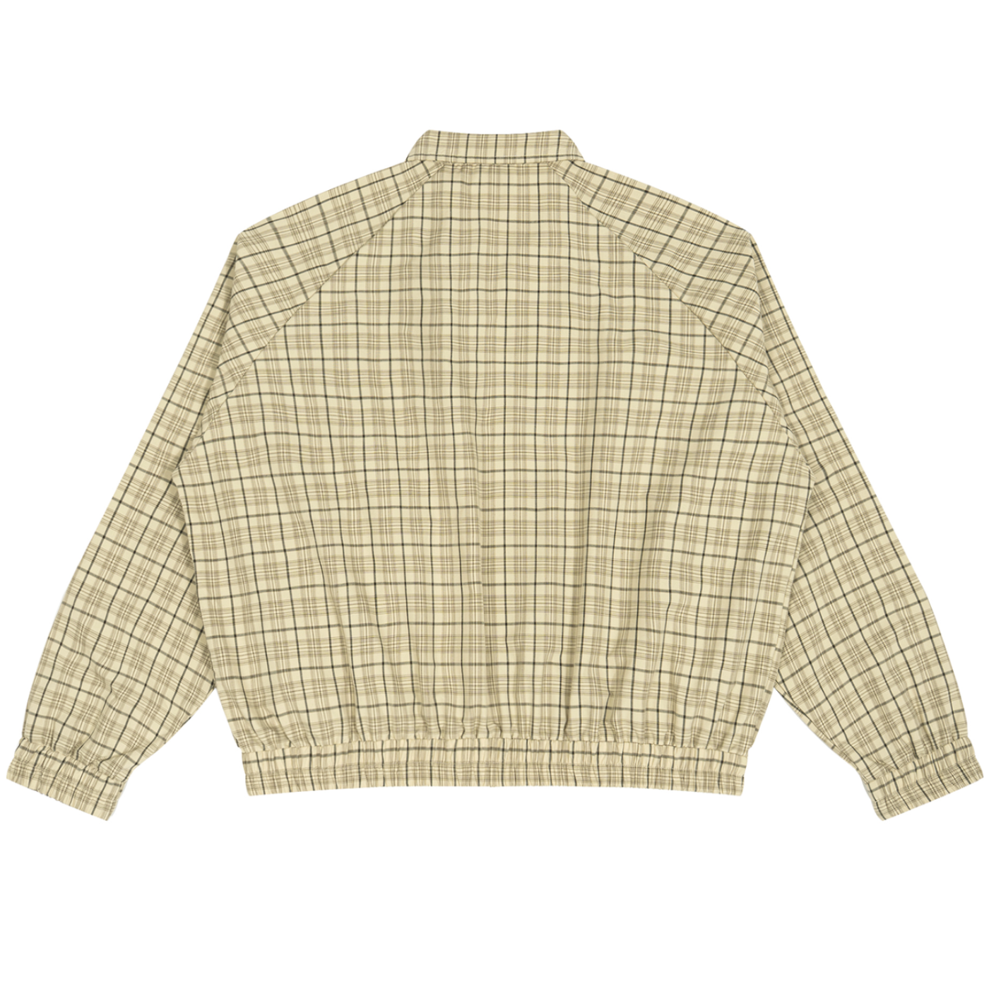 Shop the Signature Plaid Stand Collar Jacket by Teddy Blaze. Woven cotton-poly plaid zip jacket featuring yellow script embroidery from the HIGH ROLLERS OUTERWEAR line.