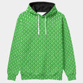 Shop the Iron + Ivy Fairway Cachet Pullover Hoodie by Teddy Blaze. High-tech scuba stretch hoodie in Kelly green with all-over RIG-B monogram and black inner hood.