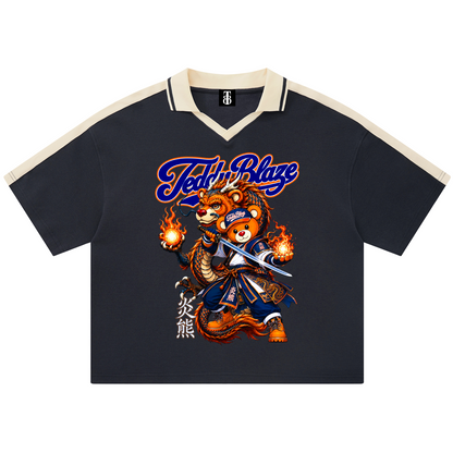 Team Dragon Color Block Polo | AFRO ANIME