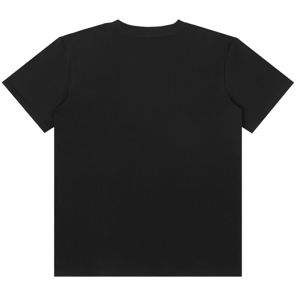 Shop the Chairteenth Classic Tee by Teddy Blaze. 180 GSM cotton-spandex stretch tee featuring an iconic "Stay Ready" folding chair graphic from the TOPS line of The Mature Mocha Collection.