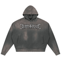 Shop the Fuego Cruz Sunfade Distressed Pullover Hoodie by Teddy Blaze. Heavyweight 370 gsm sunfade fleece hoodie featuring distressed hems, side welt pockets, and the DaCruz back crest.