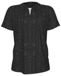 Shop the Iron + Ivy Indigo Mudcloth Dashiki Top by Teddy Blaze. Men’s loose-fit short-sleeve dashiki top featuring Malian Bògòlanfini mudcloth geometric prints and a split V-neckline.