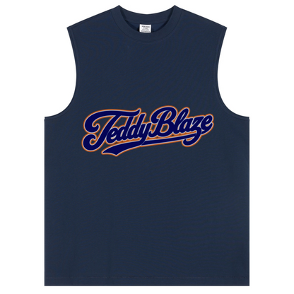 A clean sleeveless Sorona cotton-blend tank with a bold Signature front graphic, relaxed structure, and BK Collection streetwear energy.