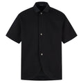 Shop the Retro Button Cutaway Polo Shirt by Teddy Blaze. Wrinkle-resistant technical interlock polo featuring retro silver buttons and a cutaway hem from THE IVY MAN.