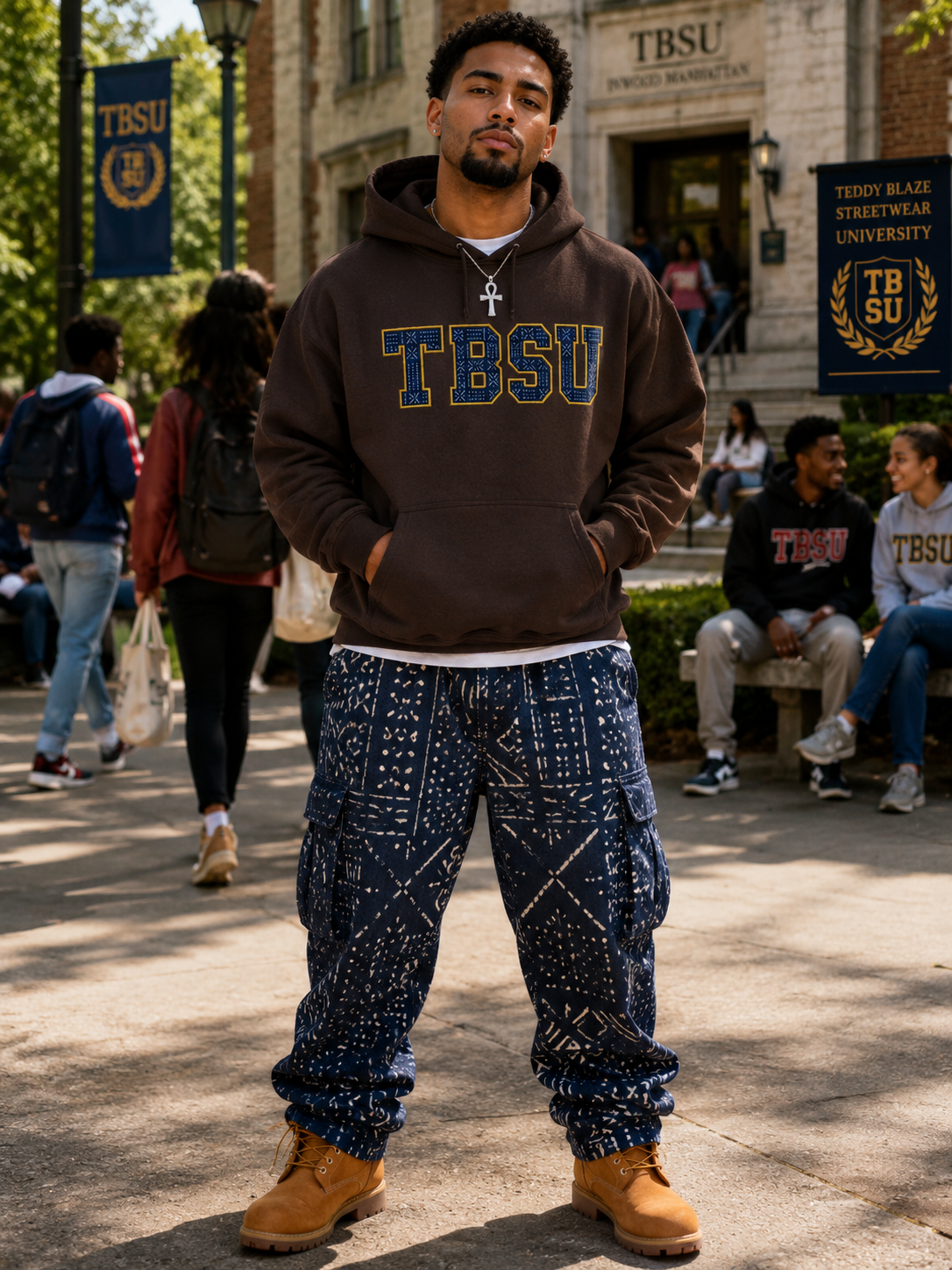 Afrodemia Unisex Hooded Jumper | THE CAMPUS