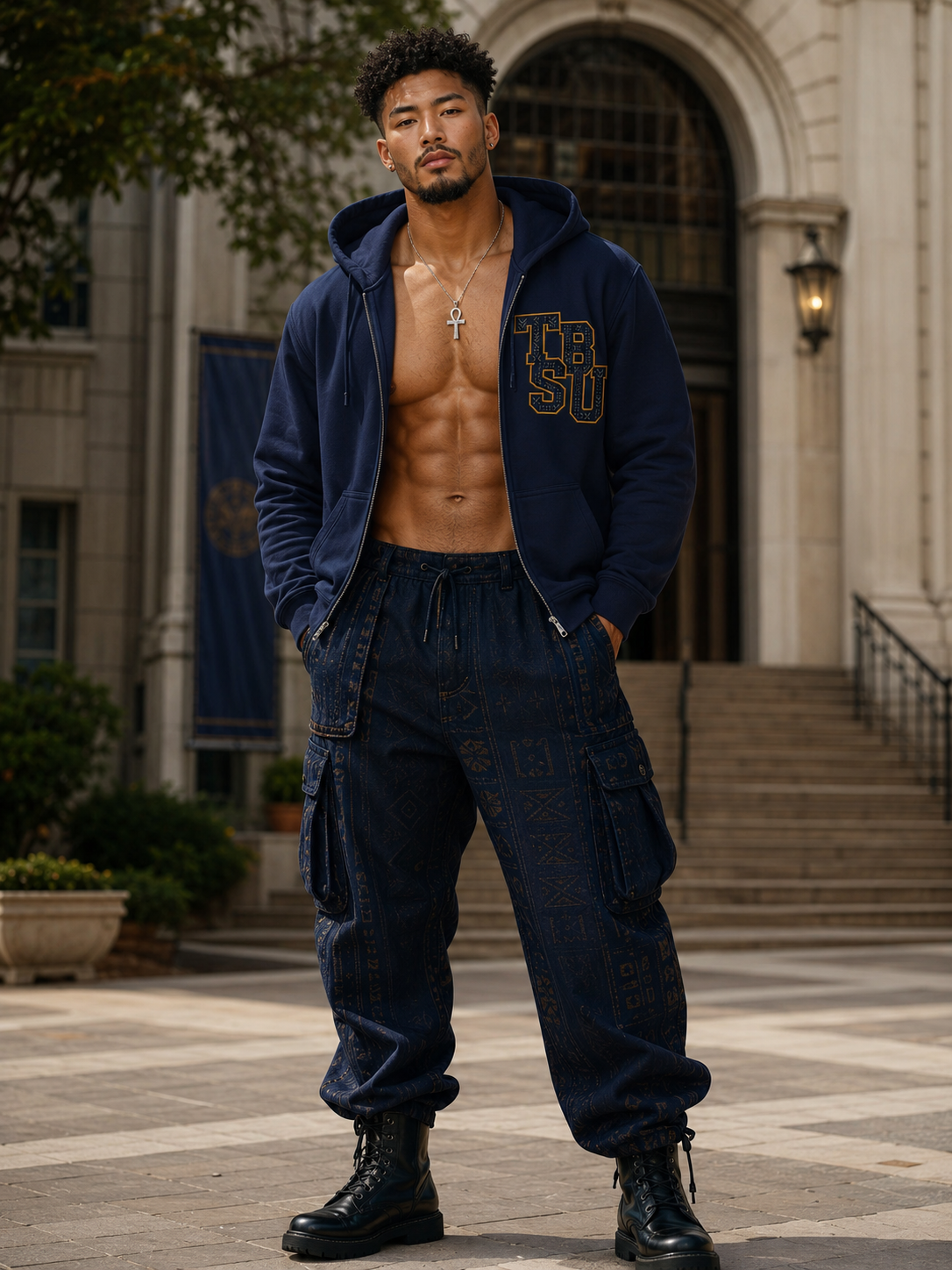 Afrodemia Unisex Zip Hoodie | THE CAMPUS