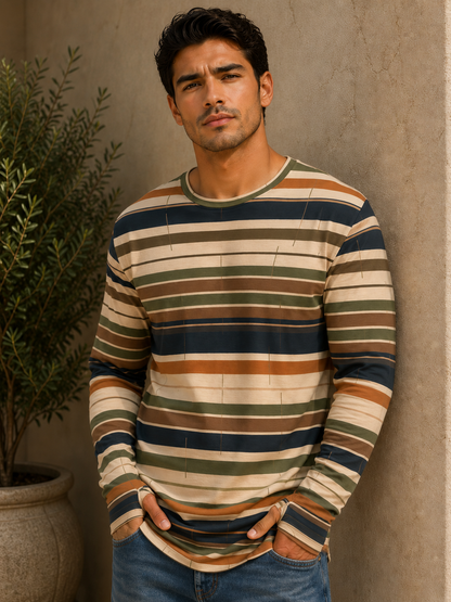 Catalina Horizon Striped Long-Sleeve Jersey
