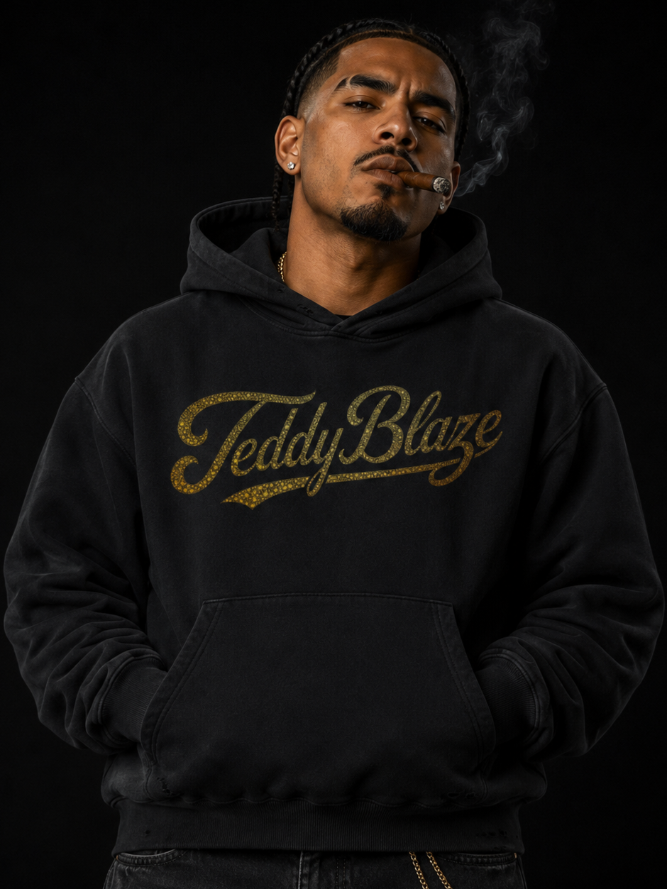 Signature Bearatoo Mineral Wash Distressed Hooded Jumper | VERY TEDDY
