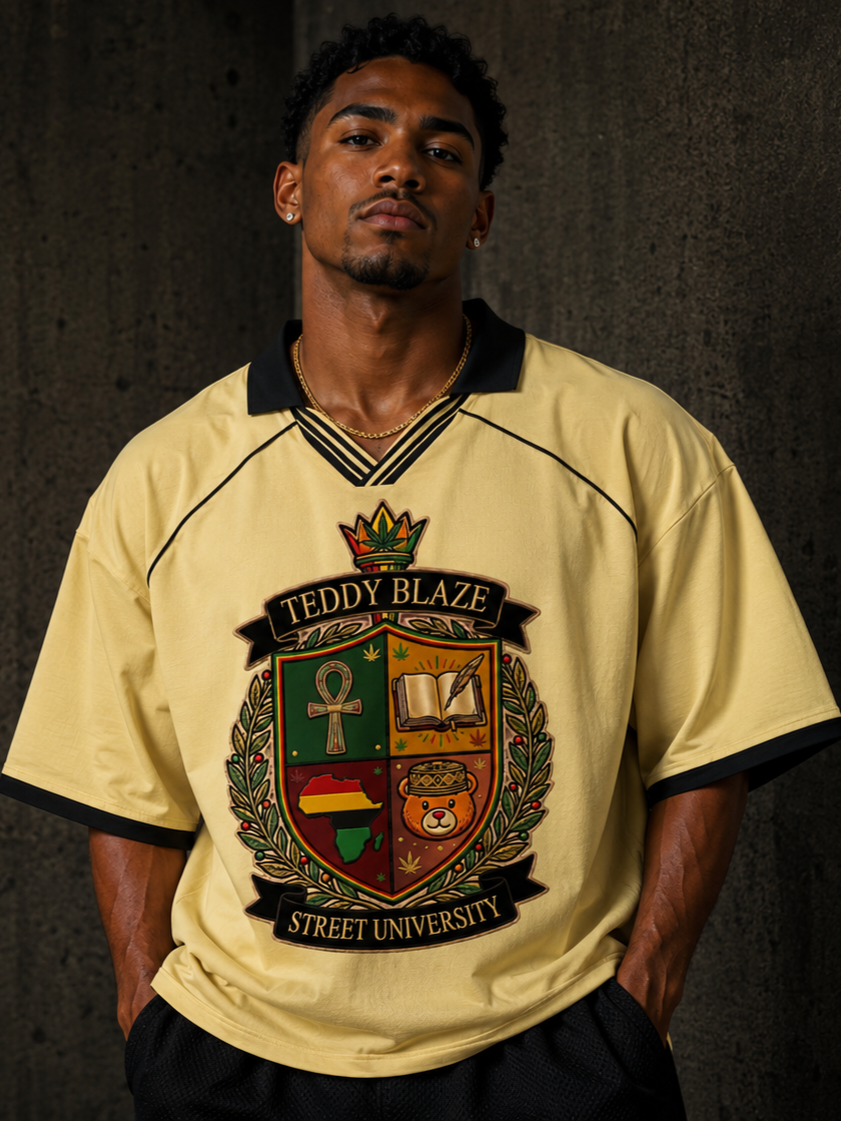 Campus Collared Boxy Soccer Jersey | VERY TEDDY