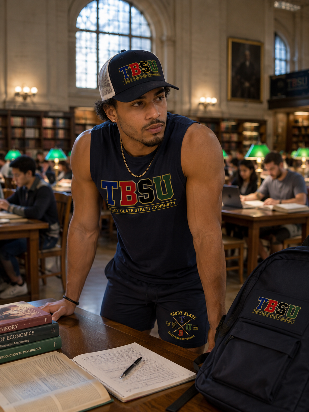 Oversized Campus Cotton Tank | THE CAMPUS