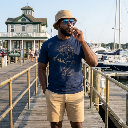 SDB Signature Vintage Wash Paneled Tee | Teddy Blaze University