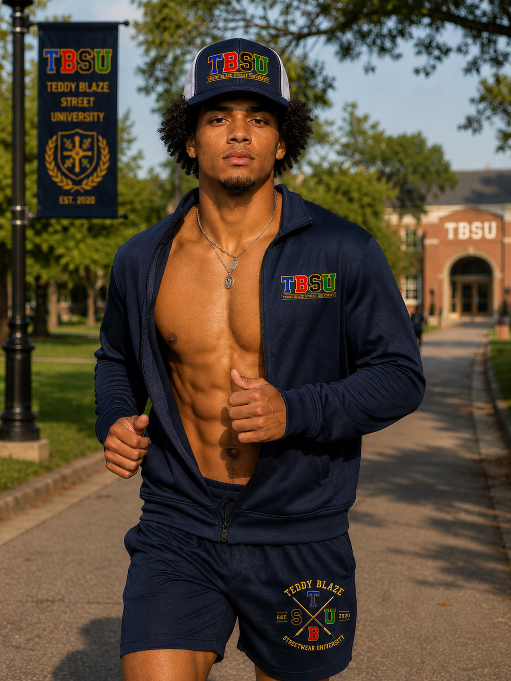 Campus Fleece Stand Collar Jacket | THE CAMPUS