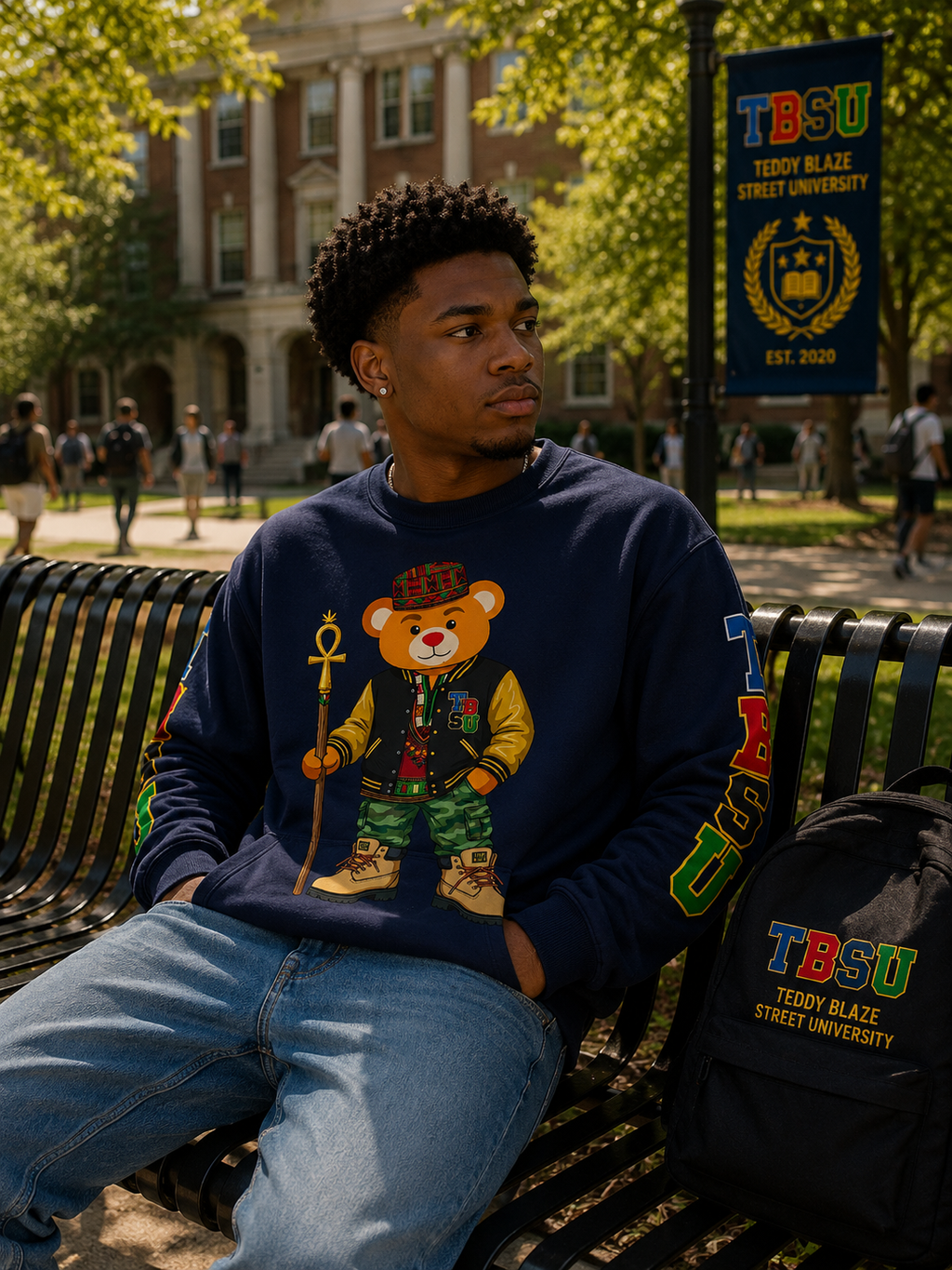 Bearatoo Unisex Varsity Fleece Jumper | THE CAMPUS