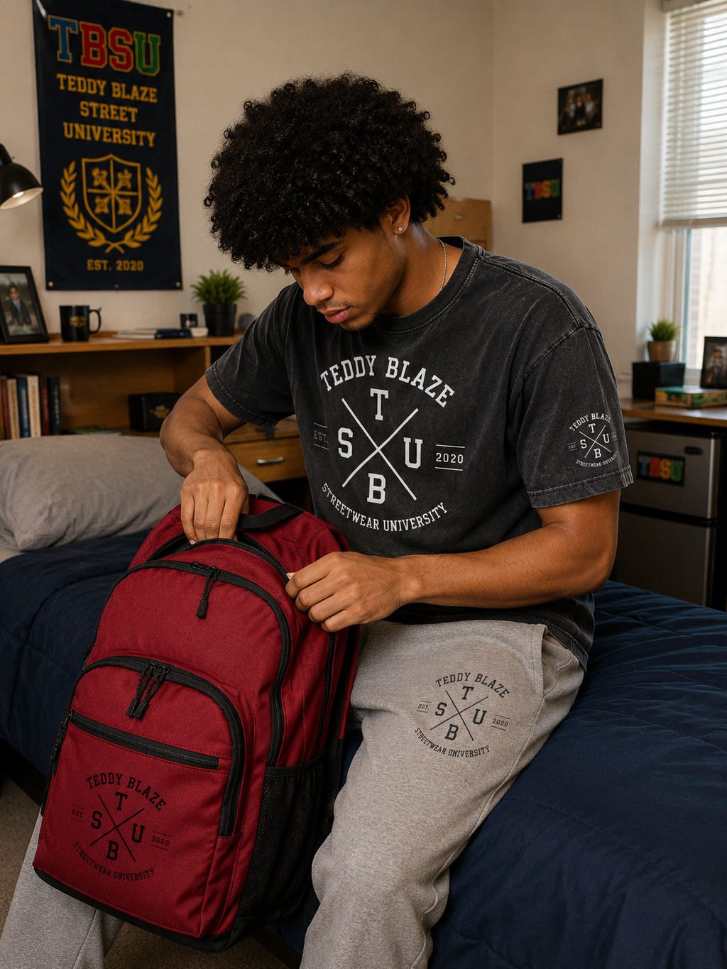 X Crest Basic Backpack | THE GIFT SHOP