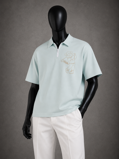 SDB Quarter Zip Golf Shirt | Teddy Blaze Xtreme