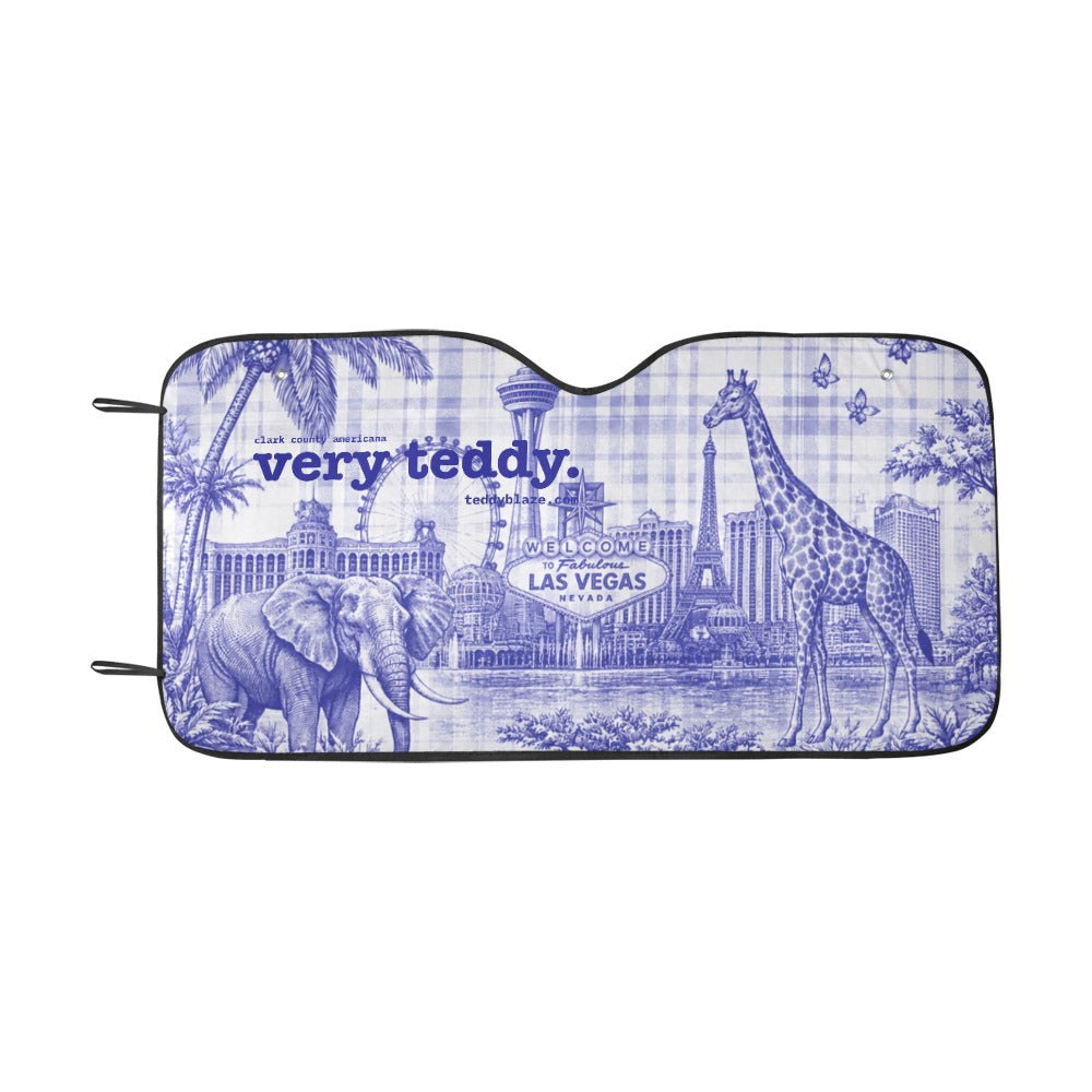 Las Vegas Jungle Auto Sunshade | Teddy Blaze Silver Label