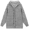 Shop the Sequined Mohair Hooded Cardigan by Teddy Blaze. Plush brushed faux mohair open-front knit cardigan featuring embedded sequins from THE IVY WOMAN collection.
