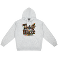 Shop the Signature Bearatoo Hooded Jumper by Teddy Blaze, a unisex graphic hoodie blending AfroBohemian character, Afrocentric pattern and streetwear.