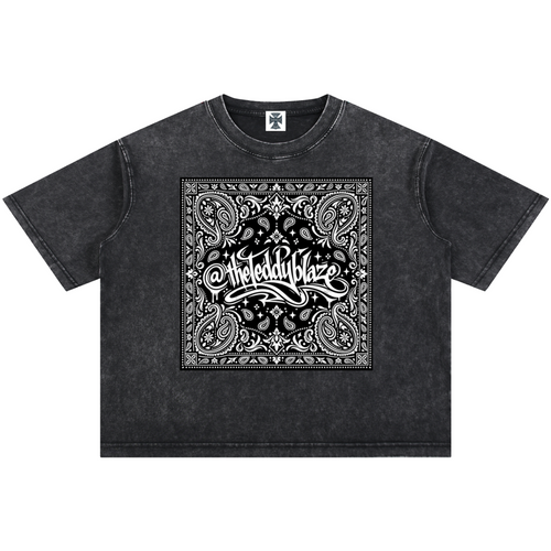 Signature Mineral Wash Boxy Cotton Tee