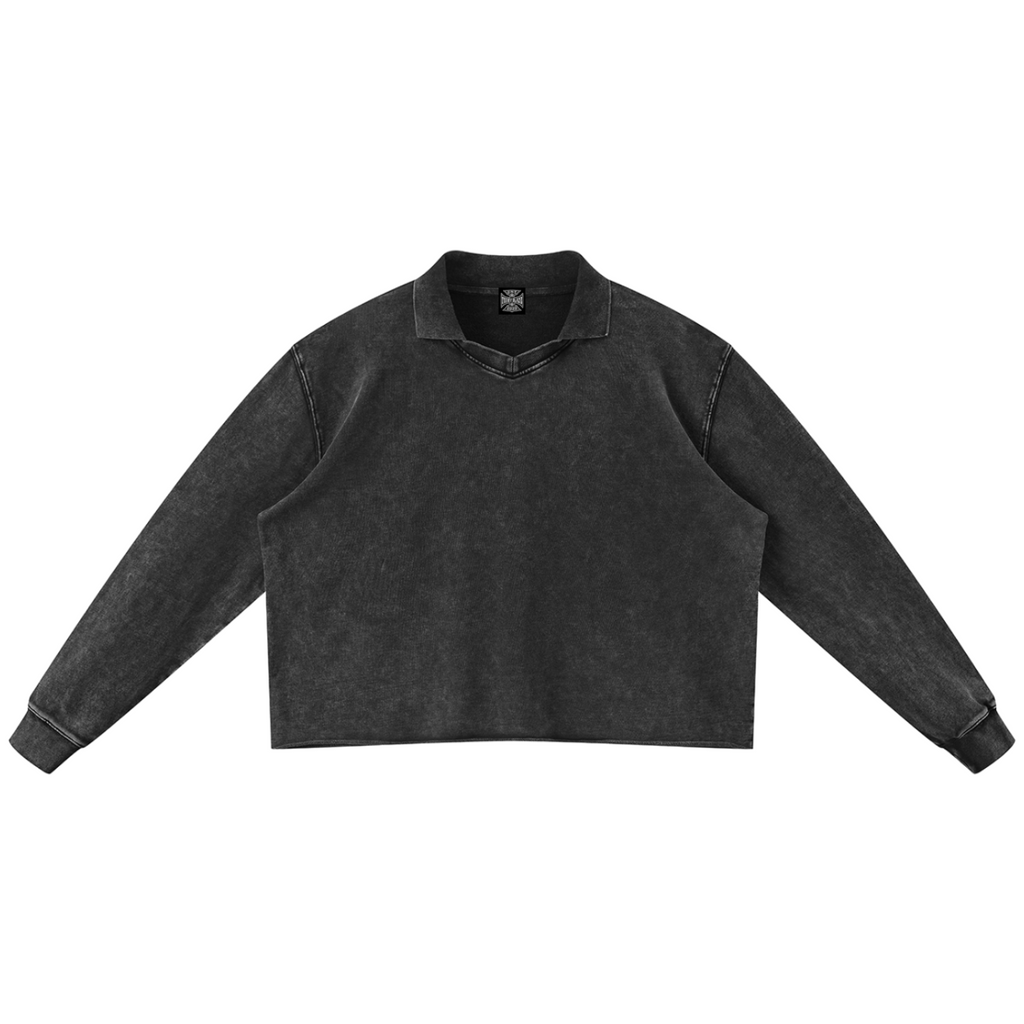 Shop the Signature Mineral Wash Cotton Rugby Shirt by Teddy Blaze. 380 GSM heavy cotton rugby pullover with mineral wash texture from HIGH ROLLERS OUTERWEAR.