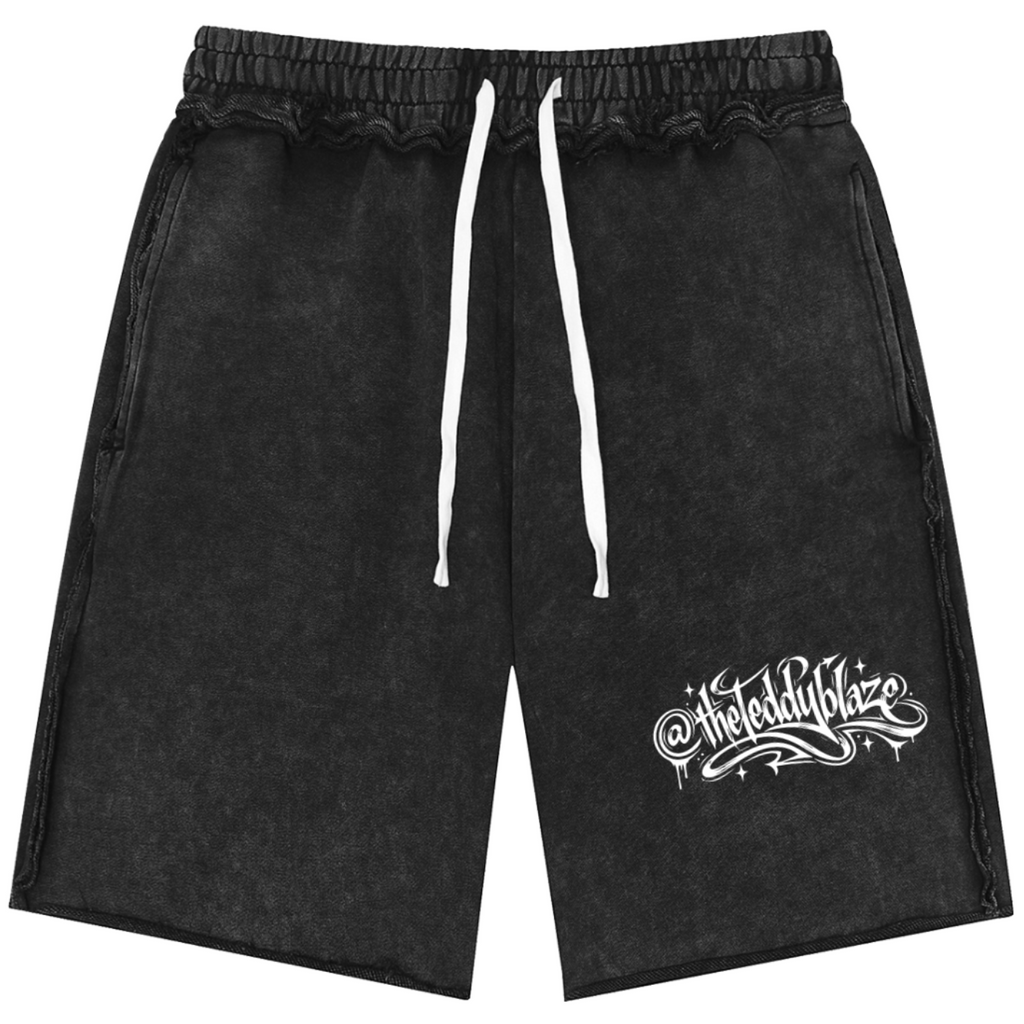 signature-mineral-wash-raw-edge-cotton-shorts