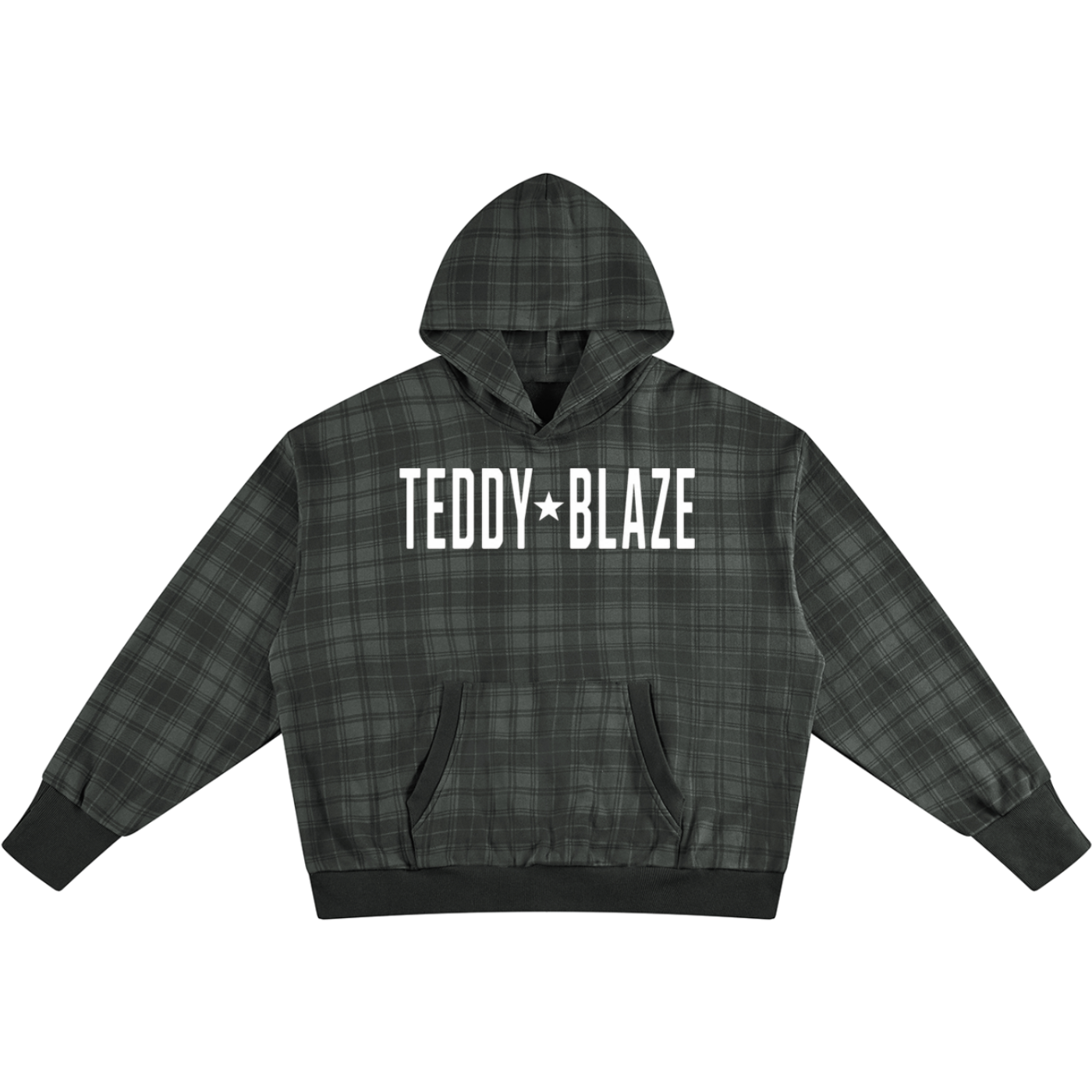 Signature Plaid Cotton Hooded Jumper | THE BLAZE MAN