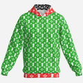 Shop the Iron + Ivy Signature RIG-B Monogram Pullover Hoodie by Teddy Blaze. High-tech scuba air layer hoodie featuring all-over golf bear monogram and contrast red trim.