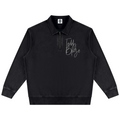 Elevate your casual layering with the House of Teddy Blaze Signature Vintage Wash Cotton Quarter-Zip. Mineral washed-black cotton fleece, lapel collar, quarter zip, and script logo print. Shop NYC to Vegas style.
