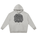 Elevate your cool-weather layers with the Teddy Blaze Sin City Relaxed Pullover Hoodie. Heather gray fleece hoodie with Sin City front print and tattoo praying hands back graphic. Shop NYC to Vegas style.
