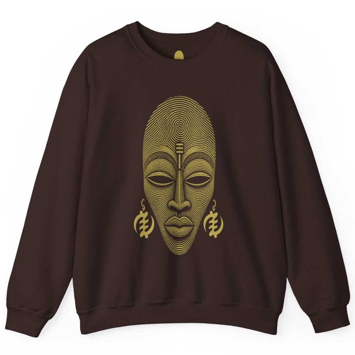 Teddy Blaze Source Code Jumper | Dark Chocolate Brown Crewneck Sweatshirt