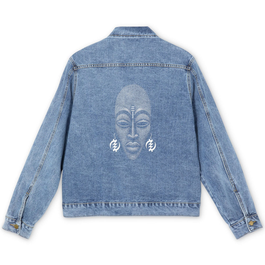 Teddy Blaze Source Code Trucker Jacket | Classic Blue Denim Outerwear Jacket