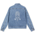 Teddy Blaze Source Code Trucker Jacket | Classic Blue Denim Outerwear Jacket