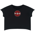 Shop the Teddy Blaze Rising Heavyweight Boxy Dolman Tee, featuring raw-edge details, a Gye Nyame emblem and Teddy Blaze Samurai back graphic.