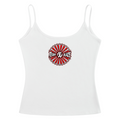 Shop the Teddy Blaze Rising women's open-back tank with Gye Nyame artwork, stretch cotton construction and a sleek slim fit made for bold summer styling