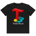 Shop the Teddy Station Classic Tee by Teddy Blaze. 180 GSM cotton-spandex stretch tee with 3D retro gaming emblem graphic from the TOPS line of The Mature Mocha Collection.