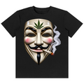 Shop the V is for Vapor Classic Tee by Teddy Blaze. 180 GSM cotton-spandex stretch tee with iconic mask and smoke graphic from the TOPS line of The Mature Mocha Collection.